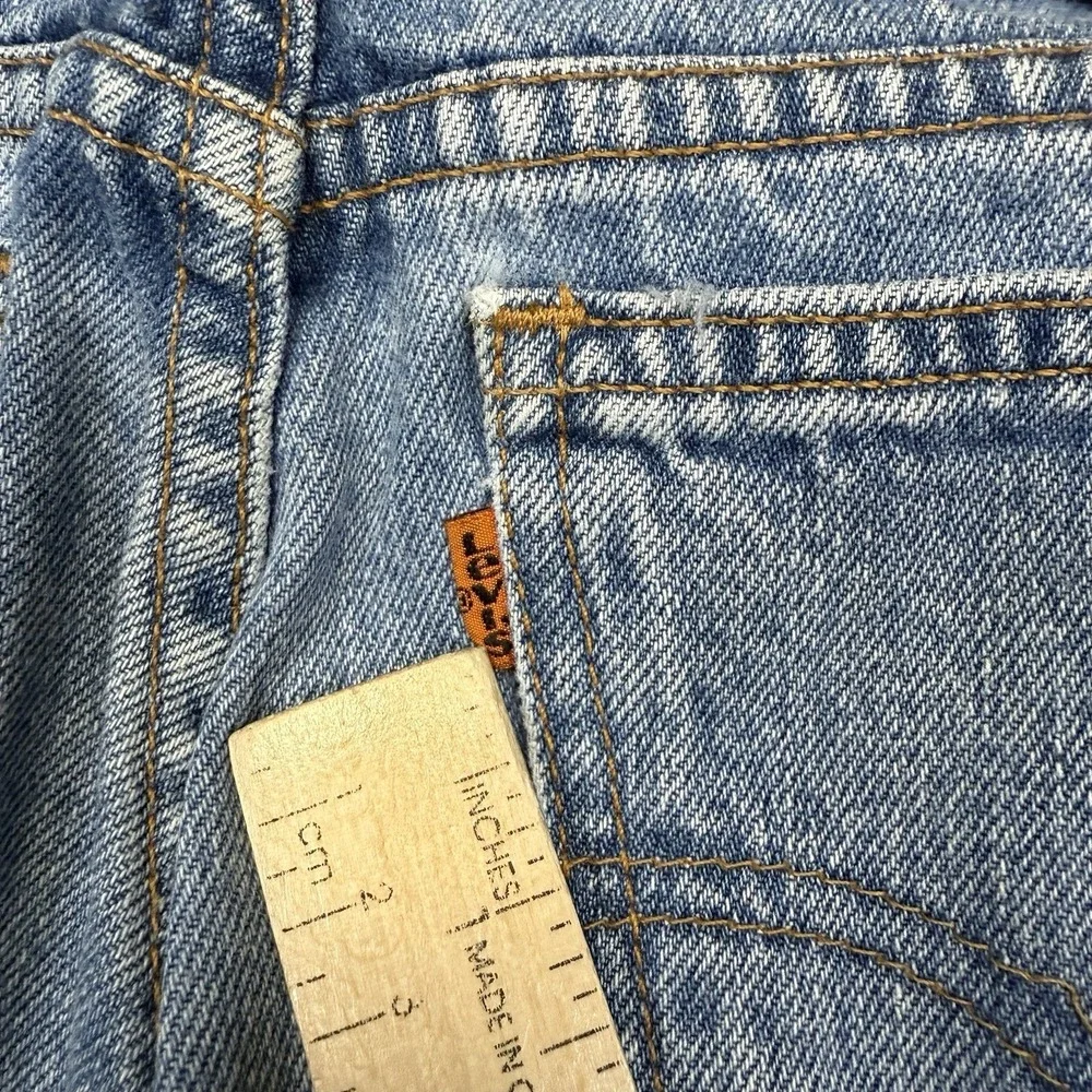 Vintage Levi's 560 Orange Tab Jeans Men's 31x30 Loose Fit Tapered Leg 90's